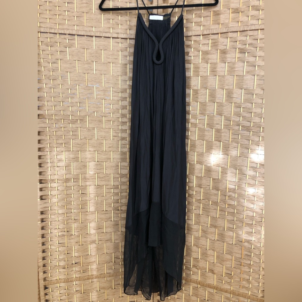 Ramy Brook New York Black Flowy Maxi Dress S/P